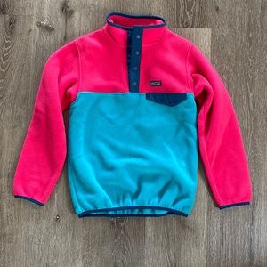 Kids Fleece Jacket - Pink and Blue